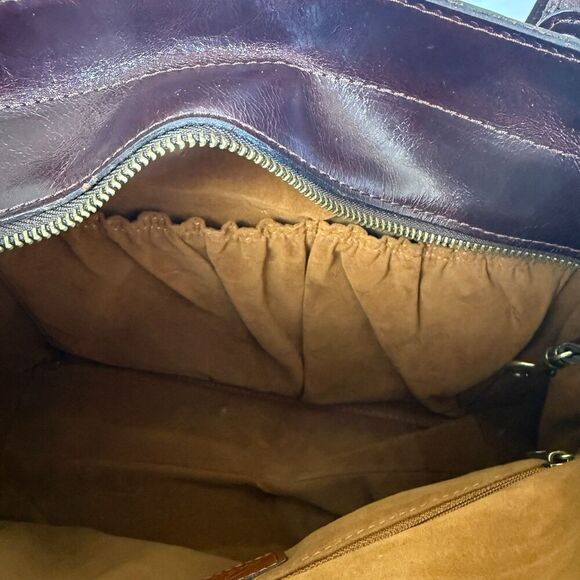 Patricia Nash Bolsena Leather Floral Bright Tote Shoulder Purse Bag Winter Bloom - Picture 14 of 14